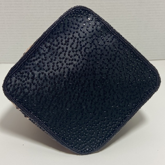 PROUD Mary & Co black neutral beaded satchel bag - Picture 6 of 14